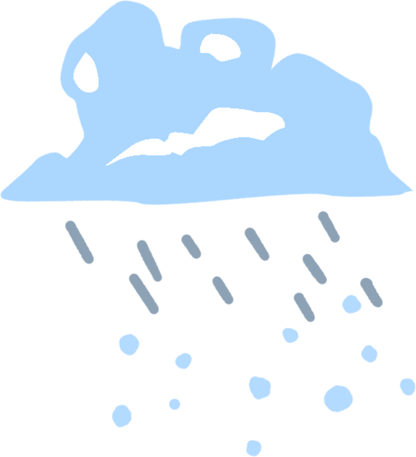 Percipitation. Rain turning into snow.