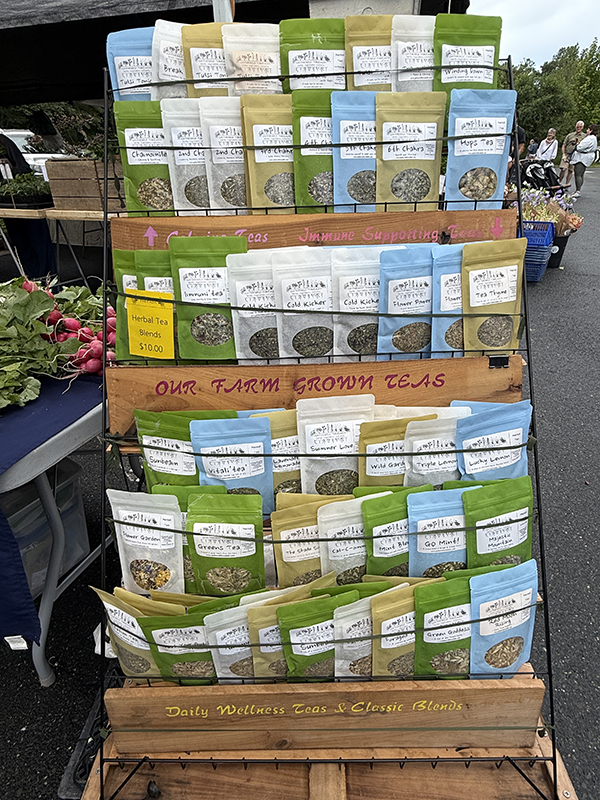 Herb Tea Display Rack Value Added