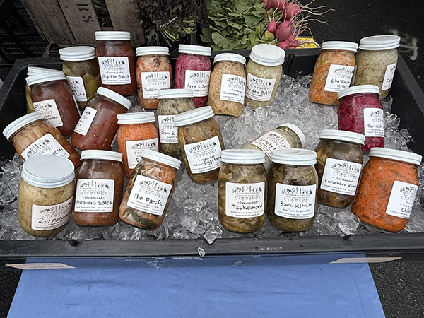 Market Display Jars on Ice Value Added