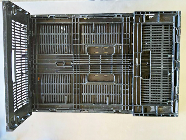 Packing crate assembly.