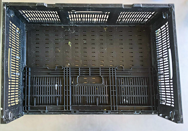 Packing crate assembly.