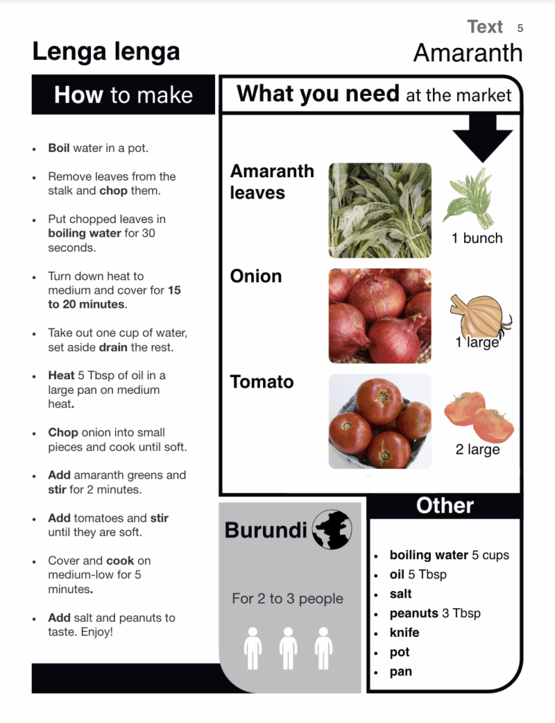 Preview image for the lenga lenga or amaranth recipe